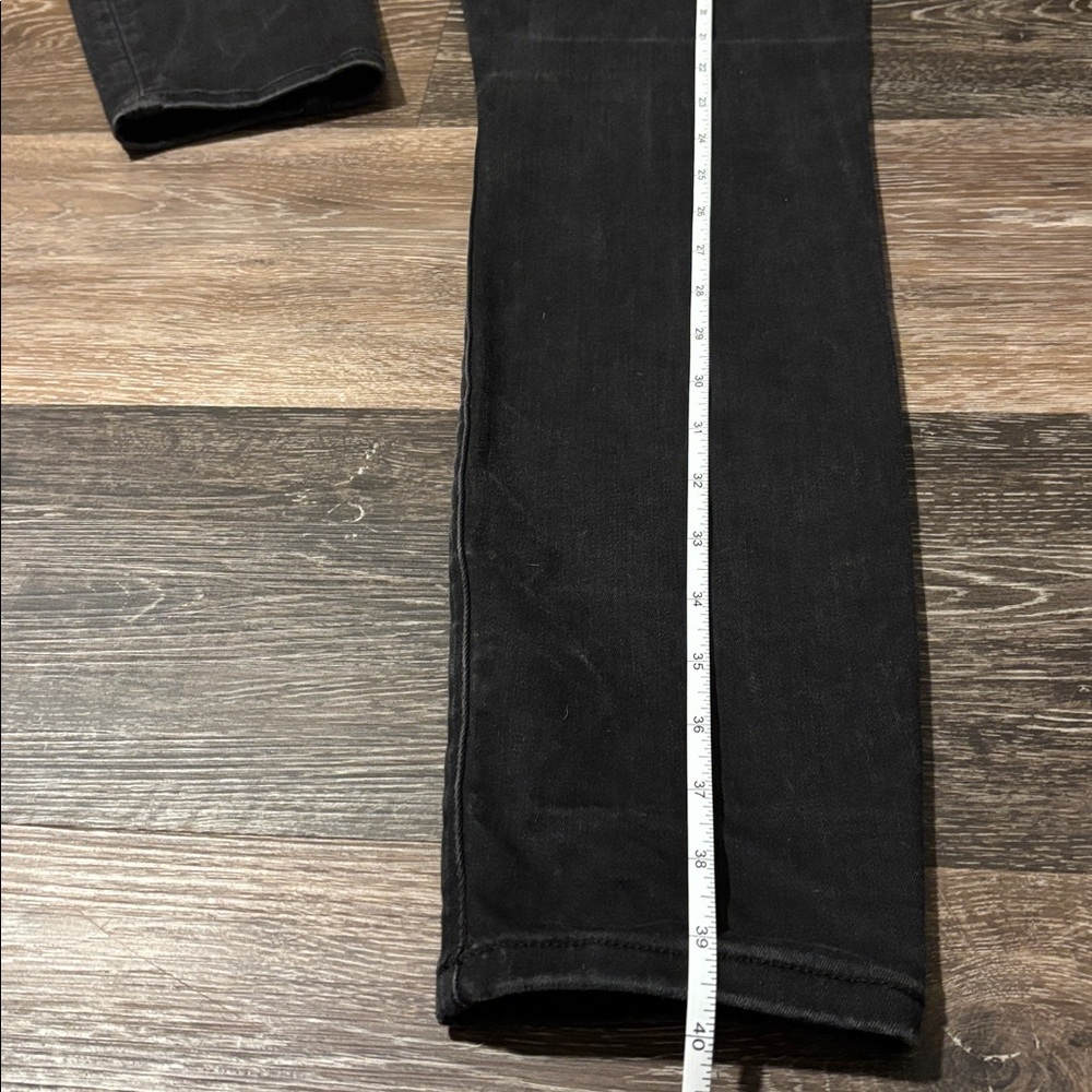 Good American Good High Waist Button Fly Skinny Jeans Black Women’s Size 8/29 - Picture 10 of 10